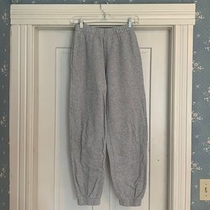 Brandy Melville Grey Rosa Sweatpants